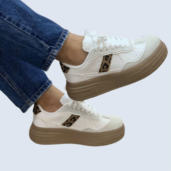 tenis casuales HM515 talco print 2