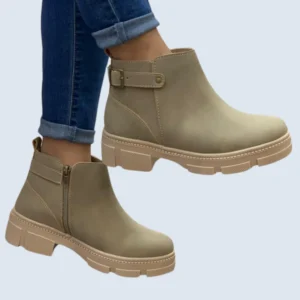 BOTIN SUELA TRACTOR CON CORREA TRASERA Y CIERRE LATERAL