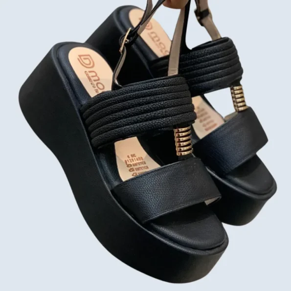 plataformas forradas AF220 negro 3