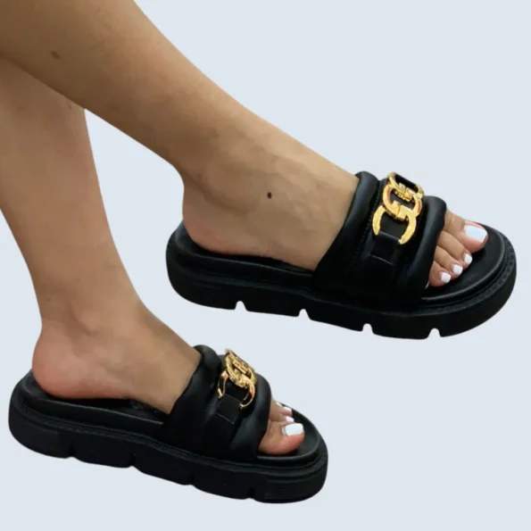 sandalias canoas CS7016 negro 2
