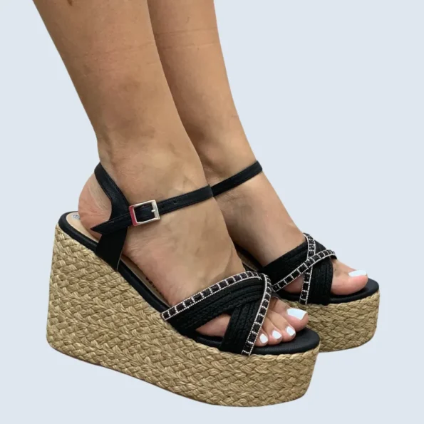 plataformas mujer plataformas EM1955 negro 2