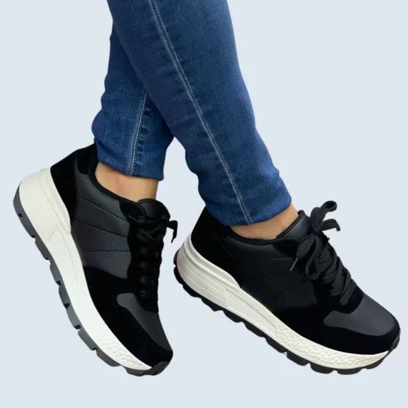 tenis mujer tenis casuales U1496 negro 1