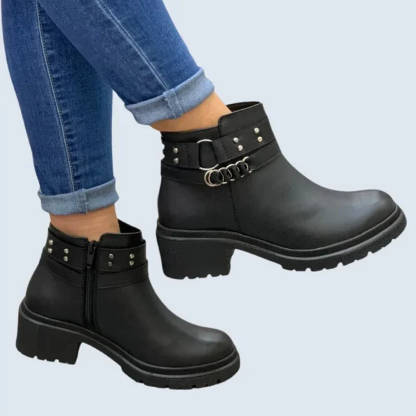 BOTIN CORREAS CON HERRAJES LATERALES