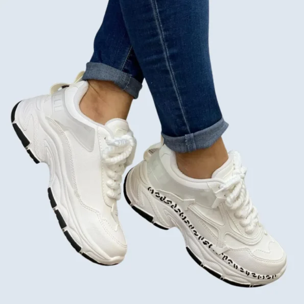 tenis mujer tenis deportivos FLECHAS blanco 2