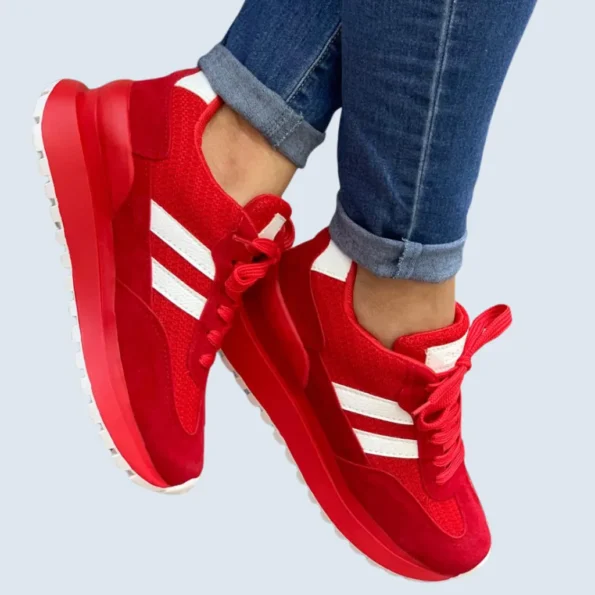 tenis mujer tenis deportivos HM606 rojo blanco 2