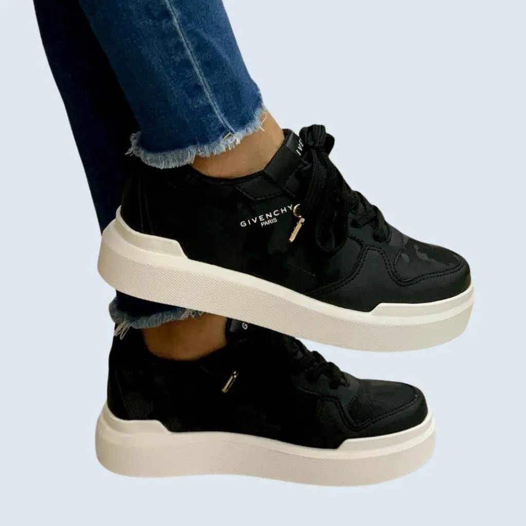 TENNI CLASICO SUELA BAJITA MATERIAL CAMUFLADO