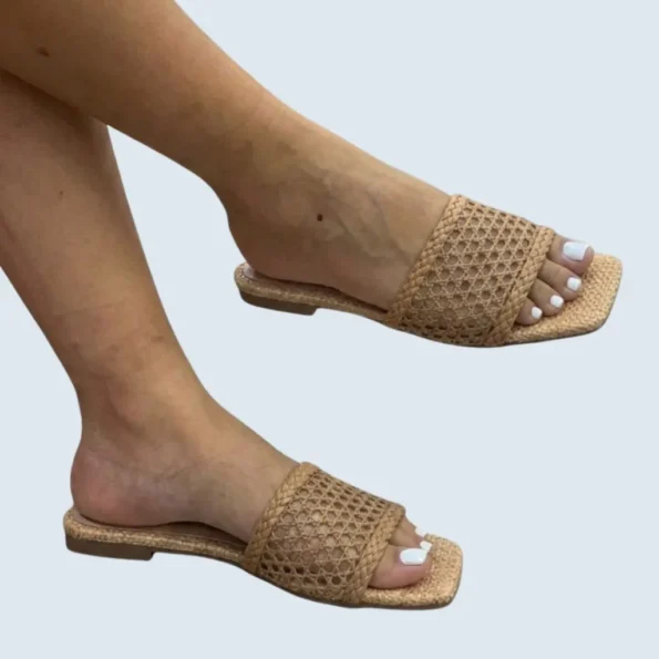 sandalias mujer sandalias planas P2606 miel 1