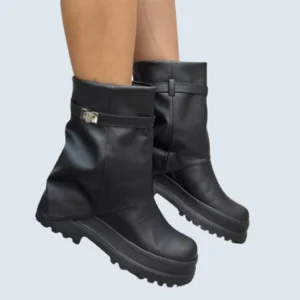 BOTA CAÑA MEDIA CON CAPA Y HERRAJE