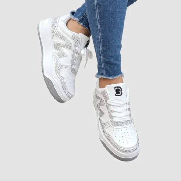 tenis mujer tenis casuales BBI 2 blanco