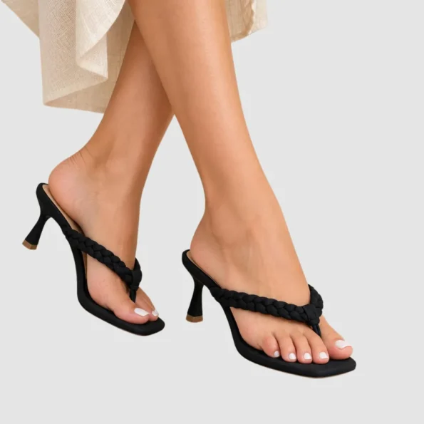 sandalias mujer sandalias tacon 512 LM162 negro