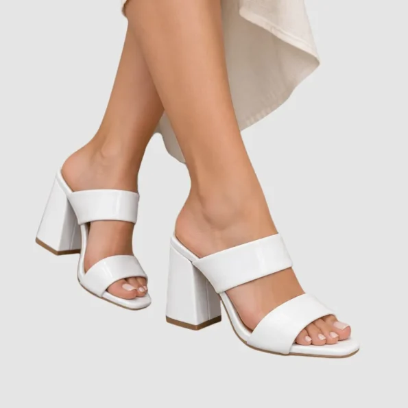 sandalias mujer sandalias tacon 712 LM126 talco charol