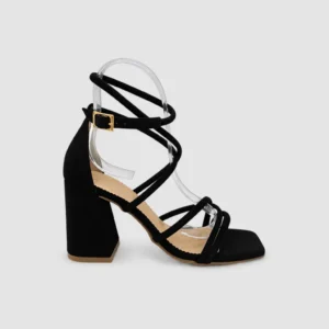 sandalias mujer sandalias tacon 712 P2674 negro PORTADA