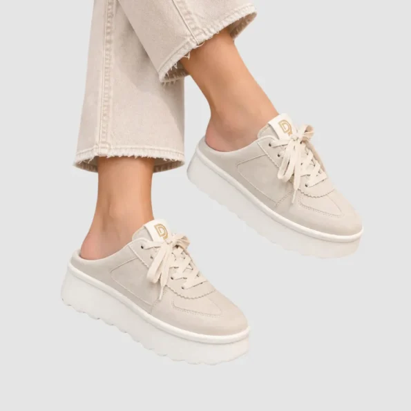tenis mujer tenis casuales MAO583 beige