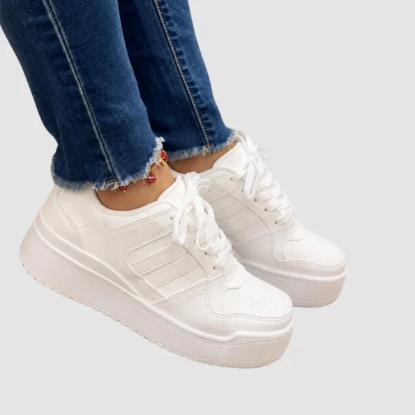 tenis mujer tenis clasicos U1168 blanco